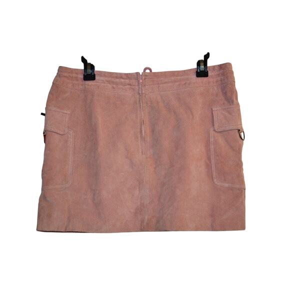 WILSONS LEATHER MAXIMA 12 Mini Skirt Mauve Pink Suede LINED NWT - Picture 8 of 12